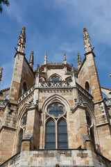 Fototapeta na wymiar Catedral de León, Castilla y León, España