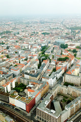 Fototapeta premium aerial view of central Berlin