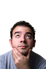 Fototapeta premium Young Man Thinking