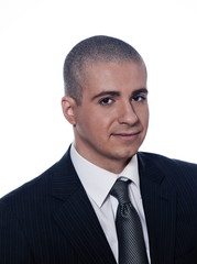 Man Businessman Portrait Cheerful smile