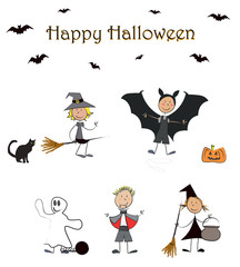 enfants halloween format portrait