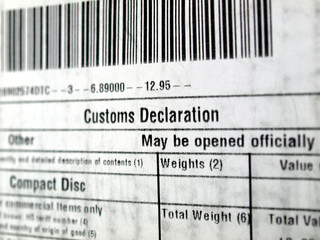 Customs declaration