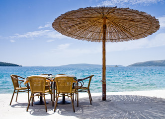 Restaurant near the sea