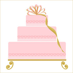 Pink Celebration Cake