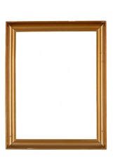 old wooden gilded frame