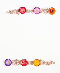 Candle and Sea shell frame