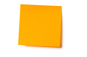 Reminder notes isolated on the white background
