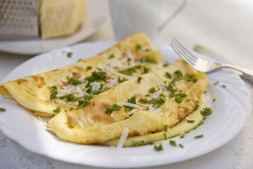 Käseomelett zum brunch