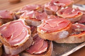 Pa amb tomàquet (spécialité Espagnole)