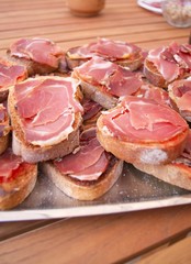 Pa amb tomàquet (spécialité Espagnole)