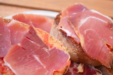 Pa amb tomàquet (spécialité Espagnole)