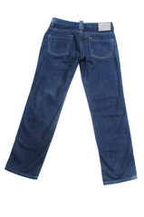 Pair of jeans isolated on the white background