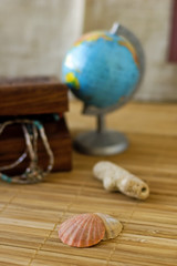 shells and globe