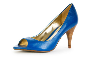 Woman shoes isolated on the white background