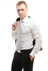 Naklejka premium young man
