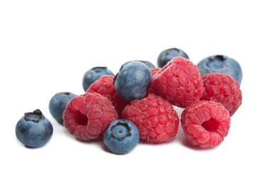 fresh berries isolated
