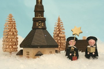 kleines Weihnachtsdorf