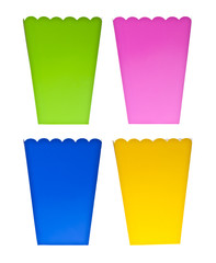 Vibrant Colored Treat Boxes