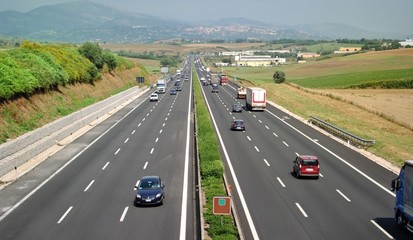 Autostrada - obrazy, fototapety, plakaty