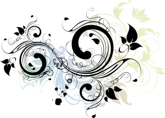 Floral abstract illustration