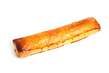 Stuffed Dutch banquet bar over white background