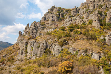 Autumn in mountains.