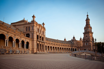 Fototapeta na wymiar Plaza de España, Sevilla