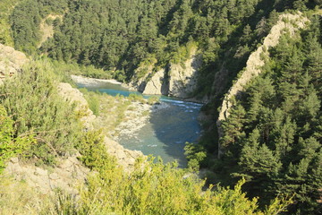 rio ara en pirineos