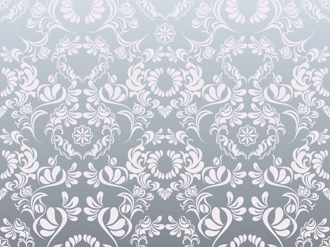 Abstract Silver Decoration Pattern