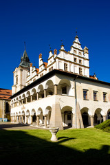 Fototapeta na wymiar former town hall, Square of Master Paul, Levoca, Slovakia