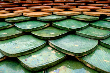 Roof of Thailand temple
