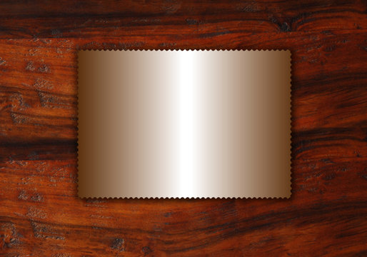 fondo tarjeta metal y madera