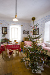 Christmas room, scanzen Vesely Kopec, Czech Republic