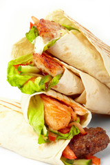 tortilla with vegetables