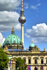 Fototapeta premium Berlin City - Blick v. Unter d. Linden
