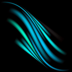 Wavy abstract bright background