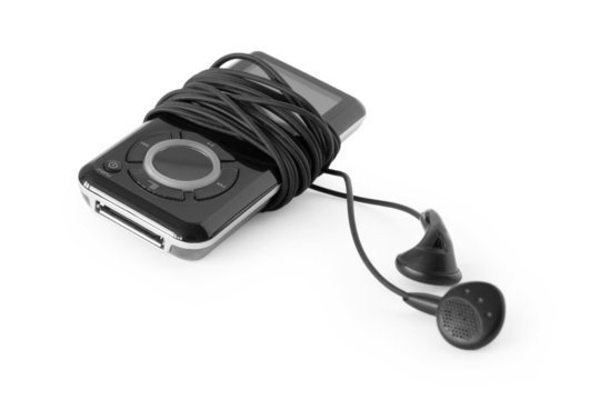 Mp3 player with earbuds