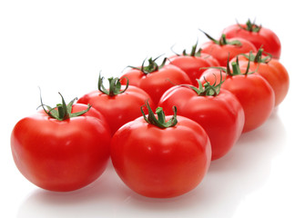 tomatoes , isolated.