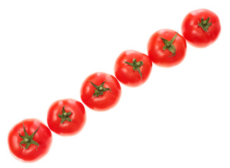 tomatoes, isolated.