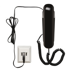 Telefon und Anschlußdose