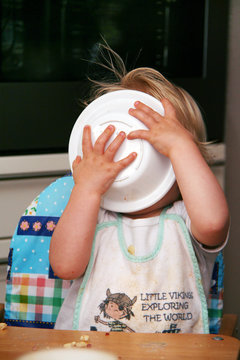 Baby eating