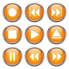 Buttonset Musikplayer