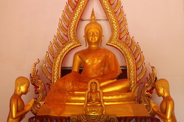 buddha image, Wat Nonrasi, Borabue, Mahasarakam