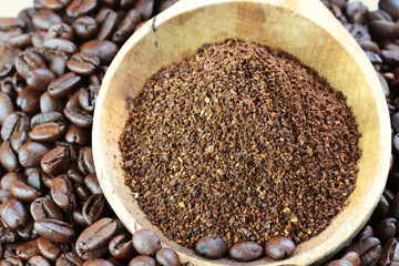 Ground Coffee and Coffee Beans