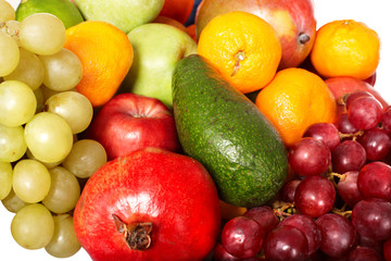 Fototapeta na wymiar Close up of group fruit.