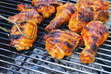 Grillen Hähnchen - grilling chicken 34