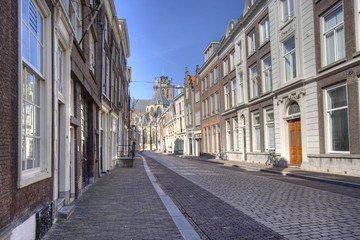 Fototapeta na wymiar Dordrecht ulica