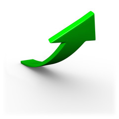 Fl&egrave;che de croissance