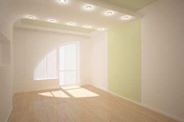 white empty room