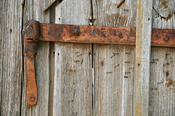 Old barn door detail